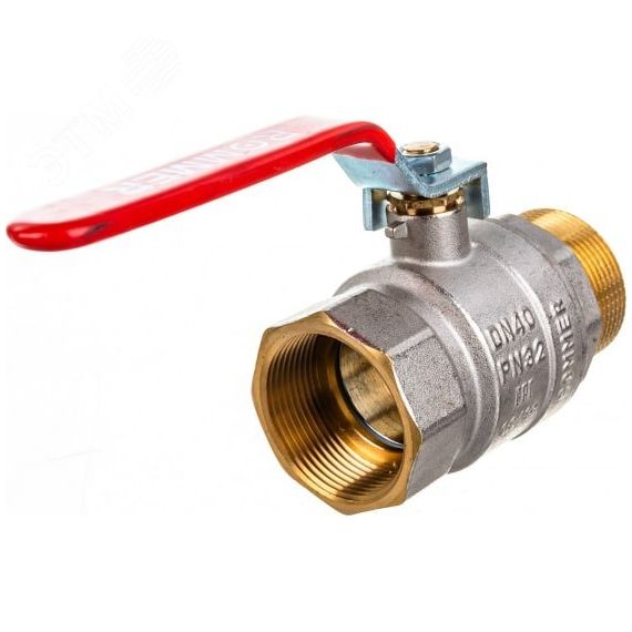 Кран шаровой 1 1/2 ВН/НР, ручка рычаг Rommer RBV-0002-0210340