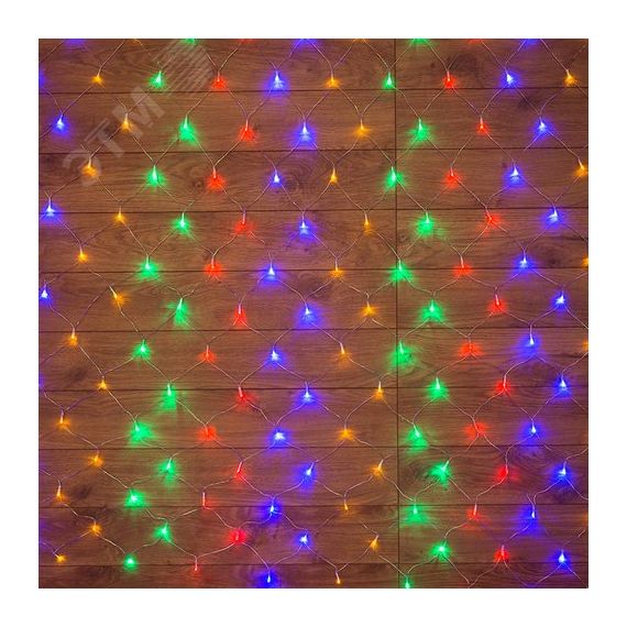 Гирлянда Сеть 1,8х1,5 м, прозрачный ПВХ, 180 LED мультиколор Neon-Night 215-139