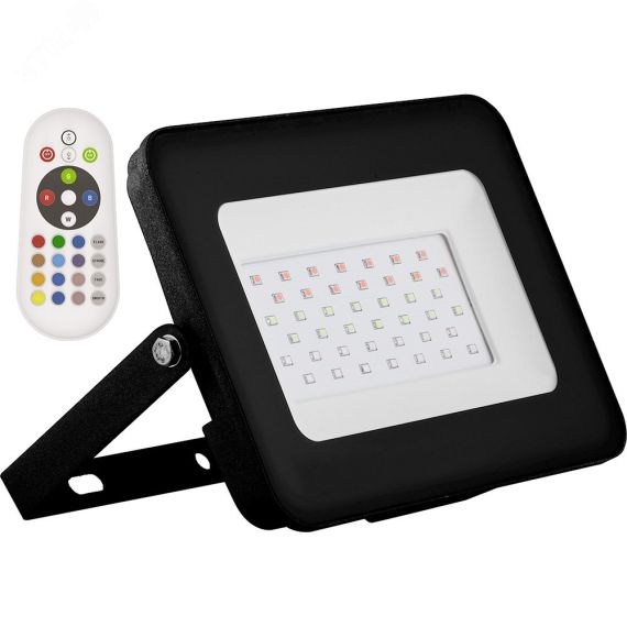Прожектор светодиодный ДО-20w RGB с пультом дистанционного управления IP65 FERON LL-611