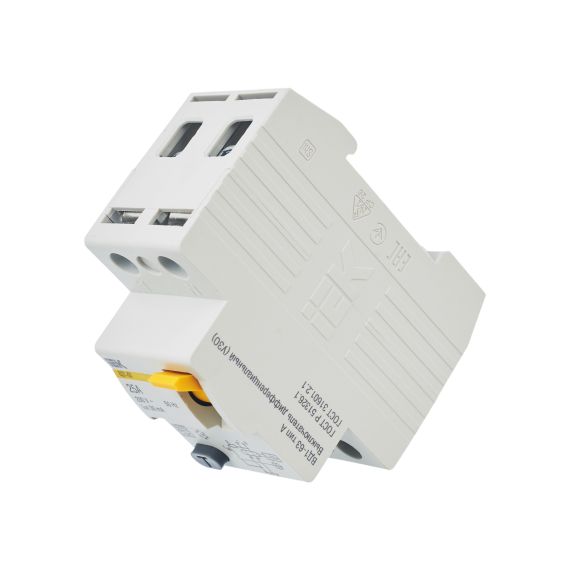 Выключатель дифференциальный (УЗО) ВД1-63 2Р 25А 30мА тип А IEK