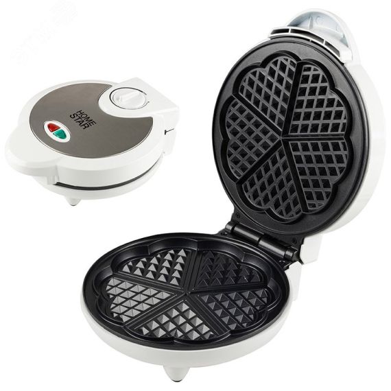 Вафельница HS-2029 на 1200 Вт, форма - венская вафля HomeStar 105199