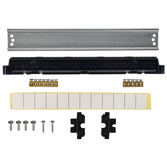 TEKFOR Корпус пластиковый ЩРН-П-12 IP41 черная прозрачная дверь IEK