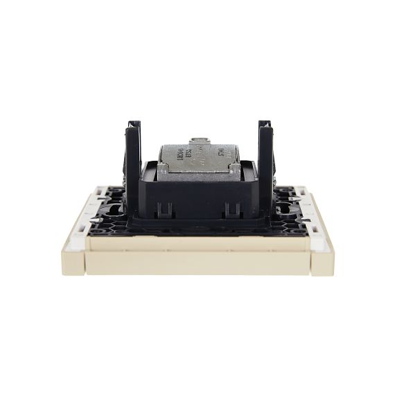 FORTE&PIANO Розетка двойная TV+SAT FP438 ваниль IEK