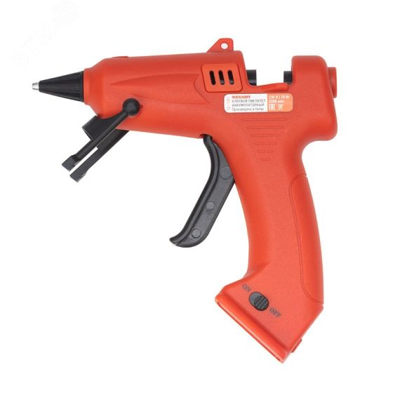Пистолет клеевой, 10 Вт, диаметр 7 мм, аккумуляторный REXANT 12-1501