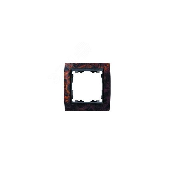 Рамка на 3 поста, S82, корень ореха - графит Simon 82835-68