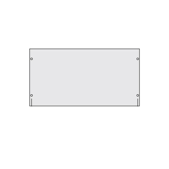 Заглушка сплошная 19&quot; 11U RAL7035