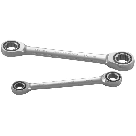 Ключ гаечный накидной трещоточный, 10х11 мм Jonnesway W681011