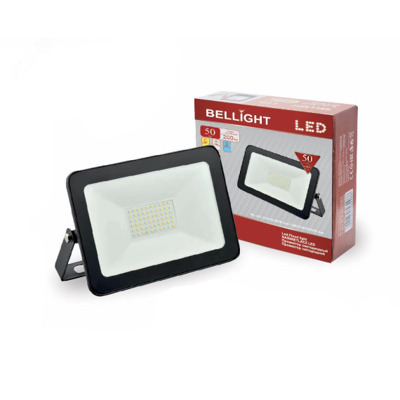 Прожектор светодиодный BL-LFL-2-30-12/24/36 slim/СДО 2-30-12/24/36 slim, 4500К, 2400 Lm, IP65 BELLIGHT 71712312