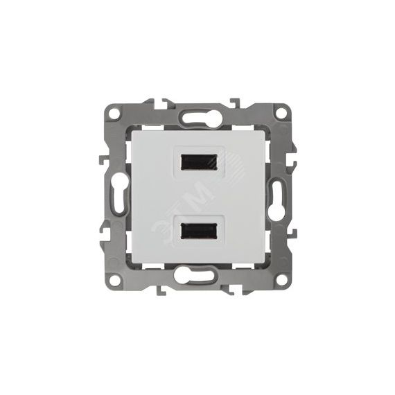 Устройство зарядное USB, 5В-2100мА, Эра12, белый, 12-4110-01 ЭРА Б0027491