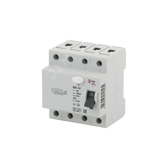 УЗО PRO NO-902-71 ВД1-63 4P 50А 100мА ЭРА Б0031910