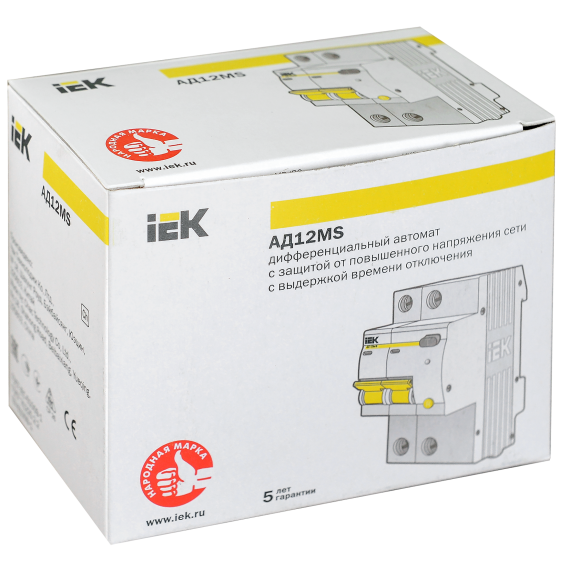 KARAT Дифференциальный автомат АД12MS 2P 20А 300мА тип A IEK