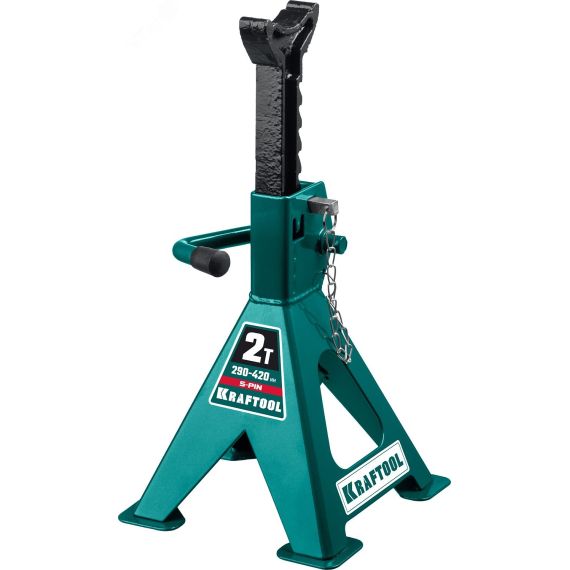 Подставка страховочная усиленная со штифтом S-PIN 2т 290-420мм KRAFTOOL 43465-2