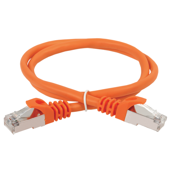 ITK Коммутационный шнур (патч-корд) кат.6 FTP PVC 15м оранжевый