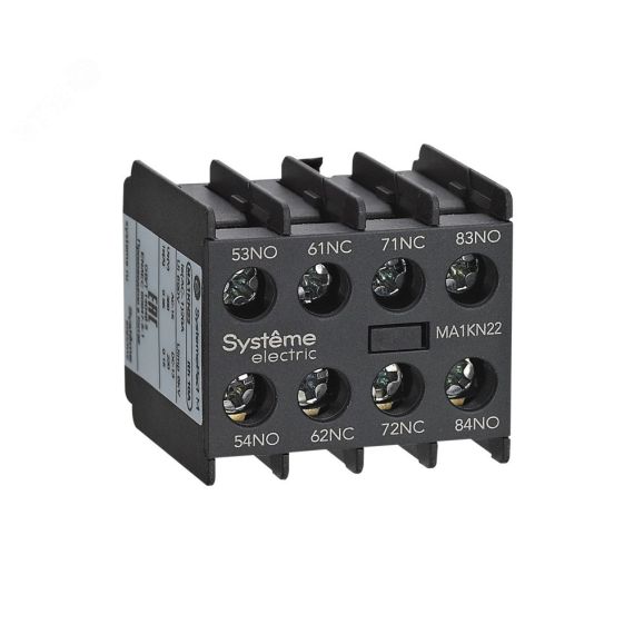 Блок дополнительных контактов MA1KN 4НО SE (Systeme) MA1KN40