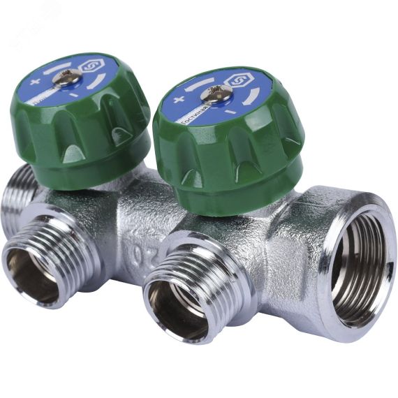 Коллектор распределительный 3/4' х 2 выхода 1/2' ЕК STOUT SMB-6850-341202