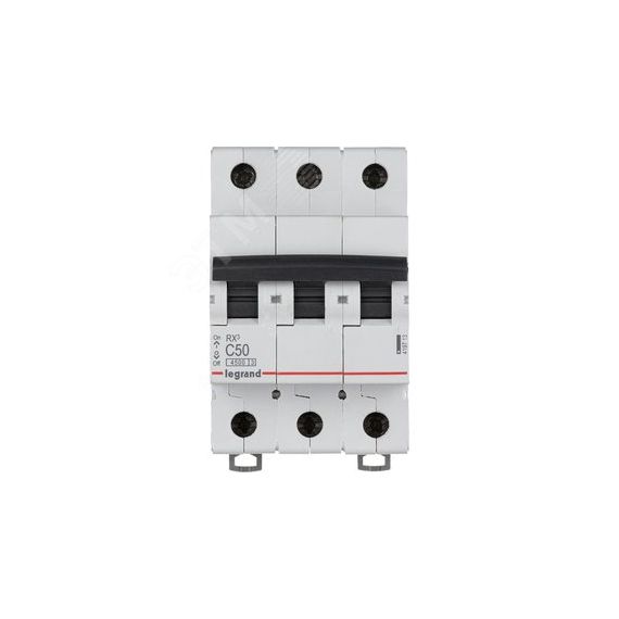 Выключатель автоматический трехполюсный RX3 4,5 кА C 50 А Daccord/Legrand 419713