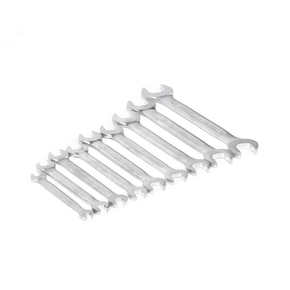 Набор ключей гаечных двусторонних 9шт. (5,5-22) хромированных Hortz 1086385