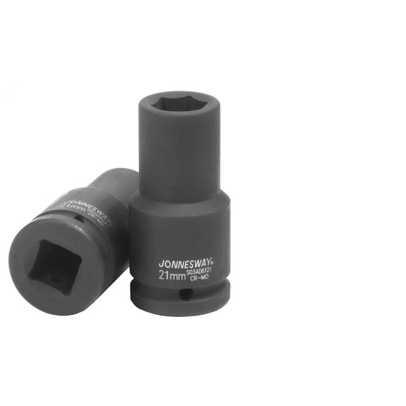 Головка торцевая ударная глубокая 3/4''DR, 21 мм Jonnesway S03AD6121