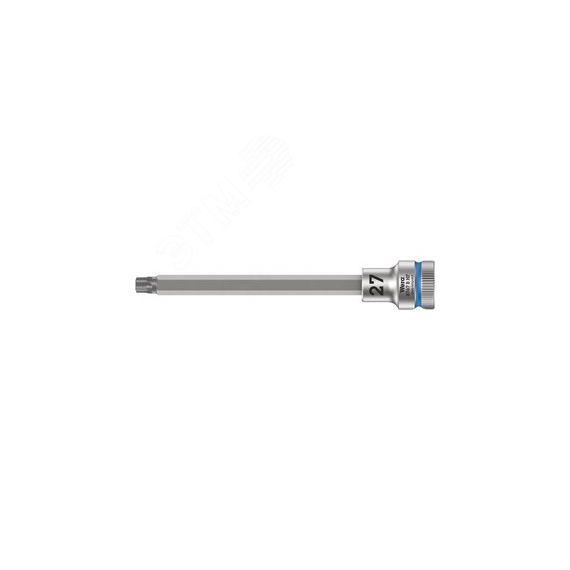 Головка торцевая 8767 B HF TORX Zyklop со вставкой DR 3/8 с функцией фиксации крепежа TX 27 x 107 мм WERA WE-003065