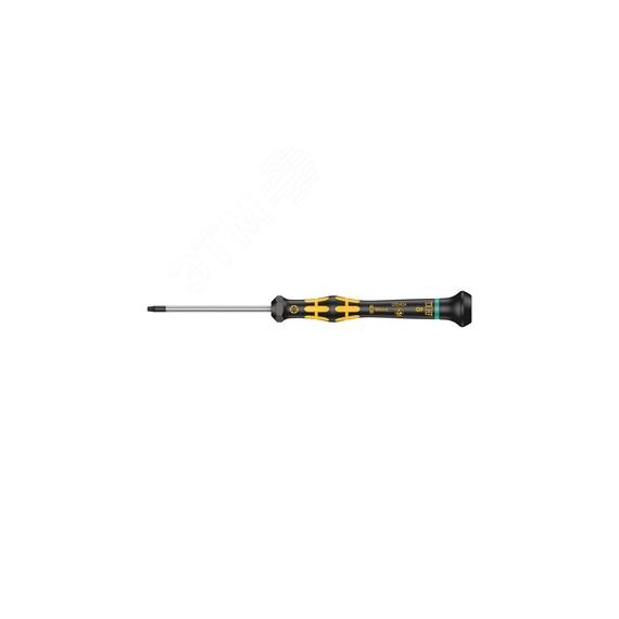 Отвёртка антистатическая для прецизионных работ 1567 TORX HF ESD Kraftform Micro с функцией фиксации крепежа TX 4 x 40 мм WERA WE-030400