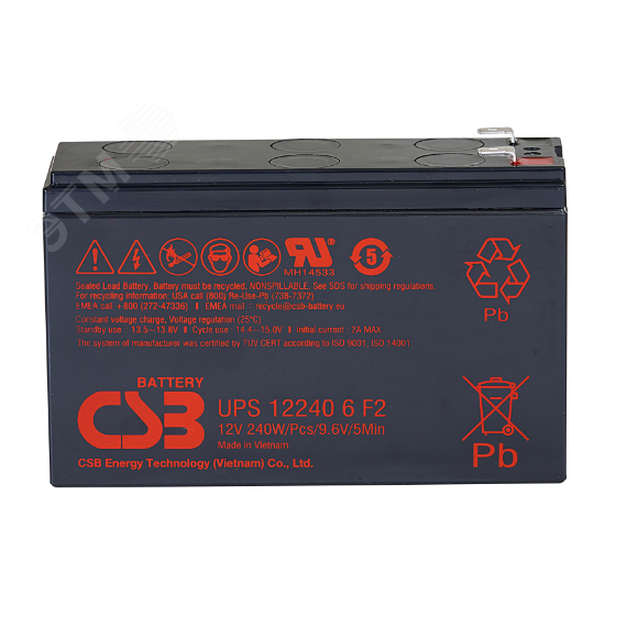 Аккумулятор UPS122406 F2 CSB CSB UPS122406