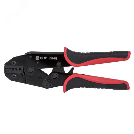 Пресс-клещи ПК-02 ( 0.25-6.0 мм2 НШвИ НШв) Expert EKF pk-02-exp