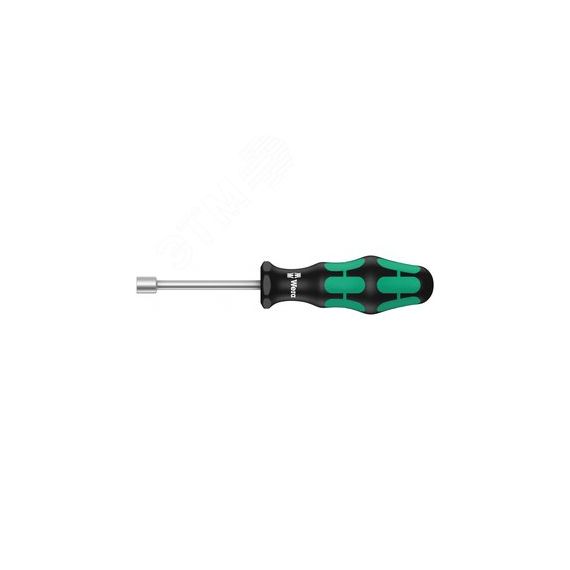 Отвертка торцевая 395 HO 5/16 x 90 мм с полым стержнем для шпилек WERA WE-029503