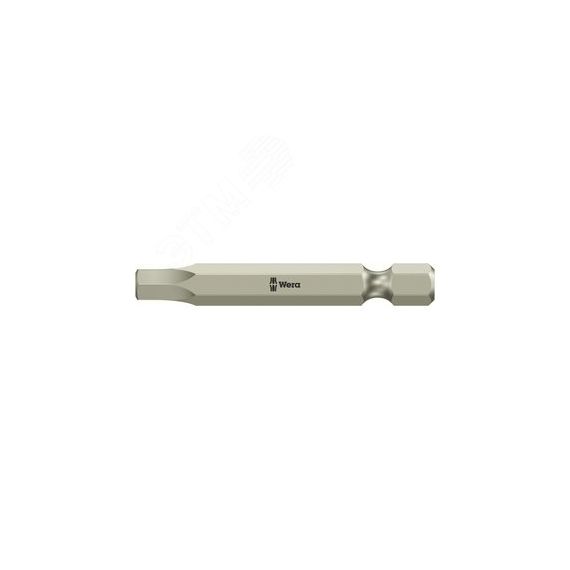 Бита под внутренний шестигранник 3840/4 TS Hex-Plus нержавеющая сталь хвостовик 1/4 E 6.3 1/8 x 89 мм WERA WE-071106
