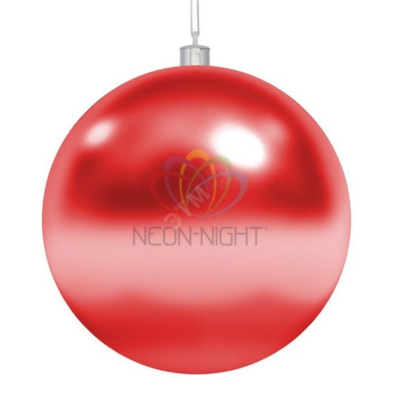 Фигура ёлочная Шар, 25 см, красный глянцевый Neon-Night 502-012