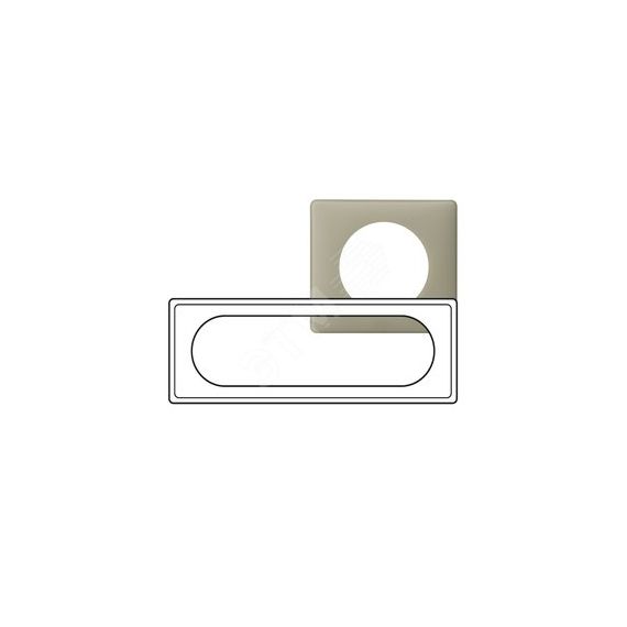 Рамка, 6/8 модулей, грин перкаль LEGRAND 066716