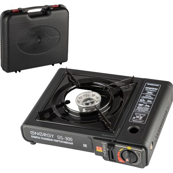 Плита газовая портативная GS-300 (2 типа подключения) Energy ВиК 105311
