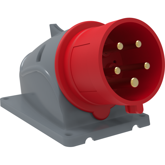 MAGNUM Вилка стационарная ССИ-525 32А-6ч/200/346-240/415В 3P+PE+N IP44 IEK