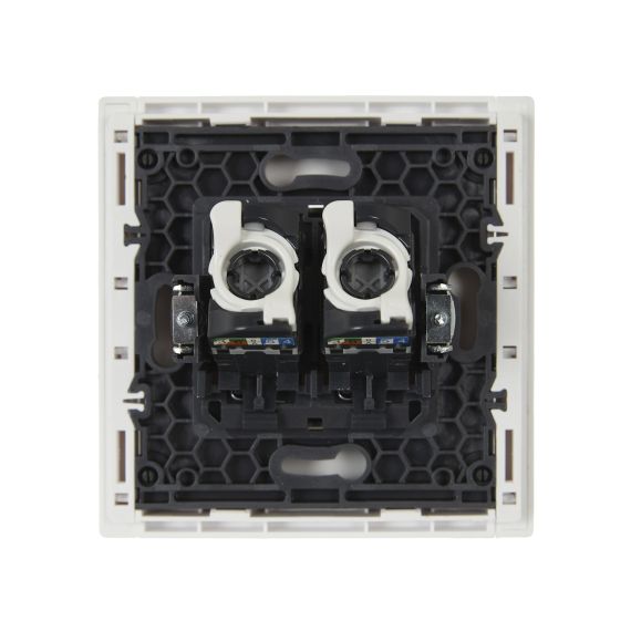 FORTE&PIANO Розетка компьютерная двойная RJ45 кат.5E FP233 белый IEK