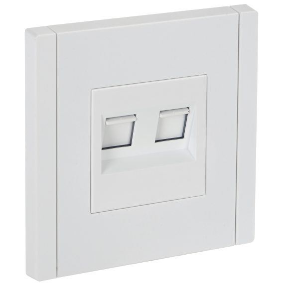 FORTE&PIANO Розетка компьютерная двойная RJ45 кат.5E FP233 белый IEK