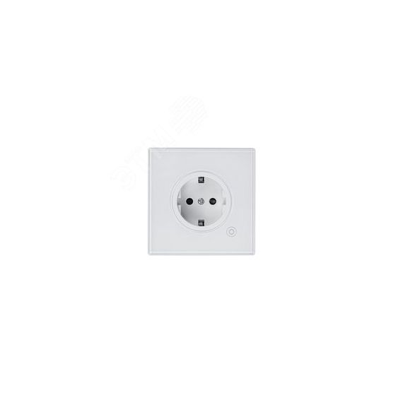 Розетка умная 1-пост. Wi-Fi, 16А, накладная, белая MOES WK-EU