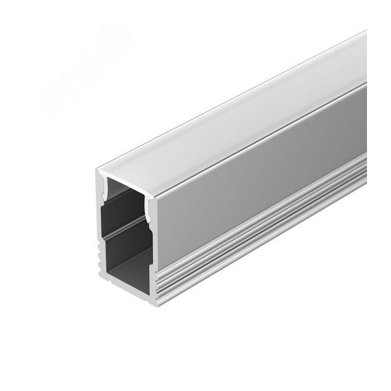 Профиль с экраном SL-MINI-8-H12-2000 ANOD+OPAL (Алюминий) Arlight 036833