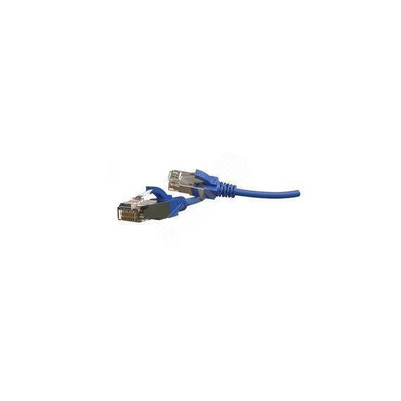 Патч-корд PC-LPT-SFTP-RJ45-RJ45-C6A-3M-LSZH-BL S/FTP категория 6a3 м синий Hyperline 445830