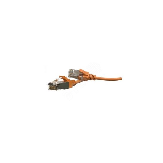 Патч-корд PC-LPT-SFTP-RJ45-RJ45-C6A-3M-LSZH-OR S/FTP категория 6a3 моранжевый Hyperline 445832