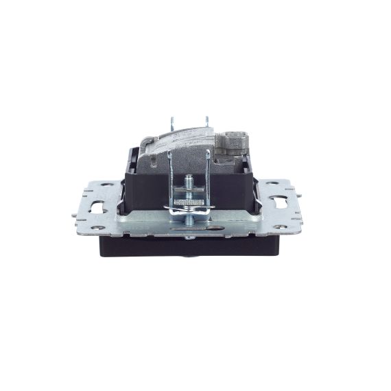 BRITE Розетка двойная TV+SAT РТВ/РСп12-БрЧ черный IEK