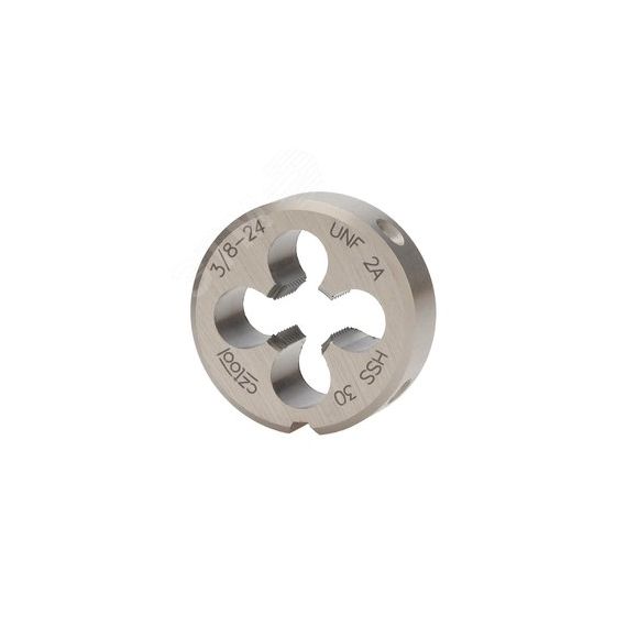 Плашка 3/8'' -24-UNF DINEN22568 HSS 2A 60 градусов 30x11мм (CzTool) Bucovice 246380BT