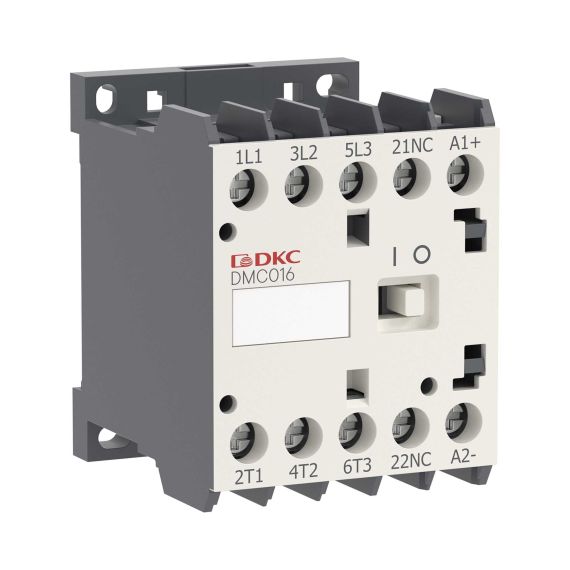 Миниконтактор YON DMC016 16A 7,5кВт AC3 3P кат. 380В AC 1НО Миниконтактор YON DMC016 16A 7,5кВт AC3 3P кат. 380В AC 1НО