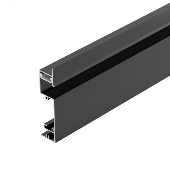 Профиль PLINTUS-H73-F-2000 BLACK (Arlight, Алюминий) Arlight 043480