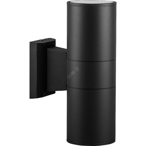 Светильник НБУ-2х60w вверх/вниз Е27 IP54 черный FERON DH0702