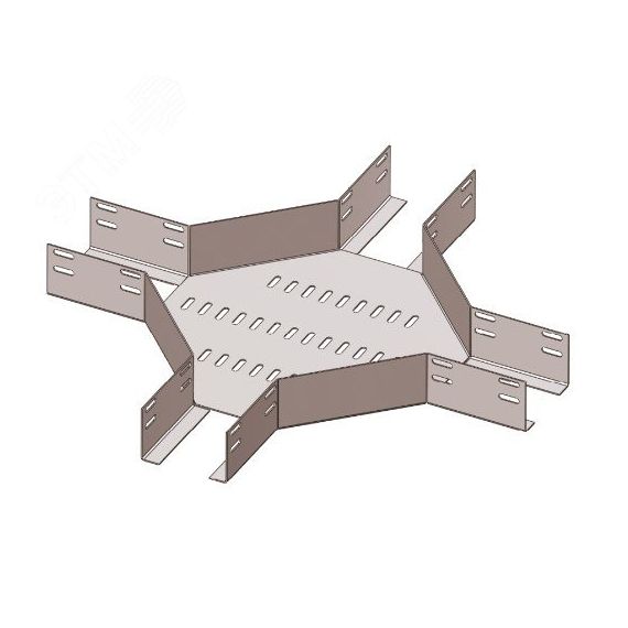 Лоток крестообразный глухой КМГ 250х65 У3, окрашенный, S1,5 Завод ЭМИ Курган 2096