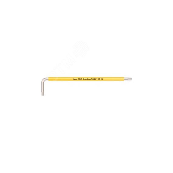 Ключ Г-образный с функцией фиксации крепежа 3967 SXL HF TORX Multicolour удлиненный нержавеющая сталь TX 25 x 154 мм WERA WE-022685