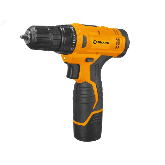 Дрель-шуруповерт аккумуляторная ДА-12-1 (1.5 А/ч) Вихрь 72/14/11