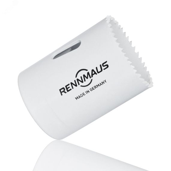Коронка биметаллическая 76мм (мелкий зуб) по дереву и металлу Bi metall HSS, RMF076 RENNMAUS 07076760001