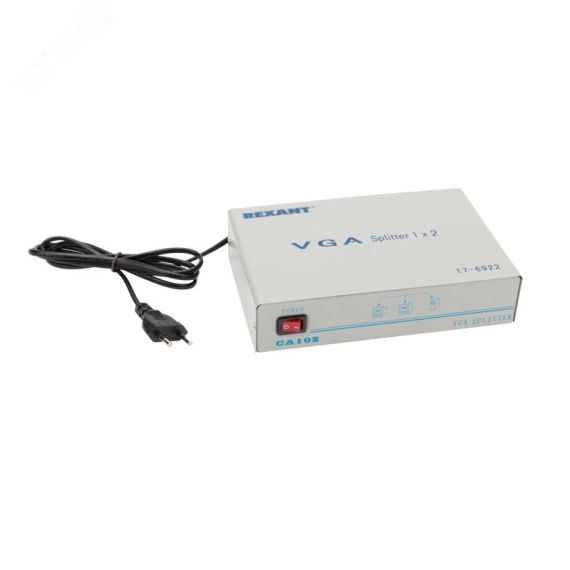 Делитель гнездо VGA на 2 гнезда VGA, 150 МГц,, REXANT 17-6922