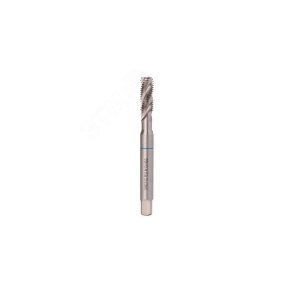 Метчик М10х1,5 (Машинный, спиральный) DIN371 HSSE-TiN 6h C/2-3P R35 100мм a=8,0 Terrax by RUKO 234100TX