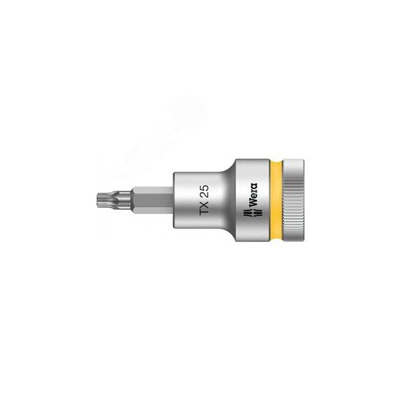 Головка торцевая со вставкой 8767 C HF TORX Zyklop DR 1/2 с фиксацией крепежа TX 25 x 60 мм WERA WE-003831